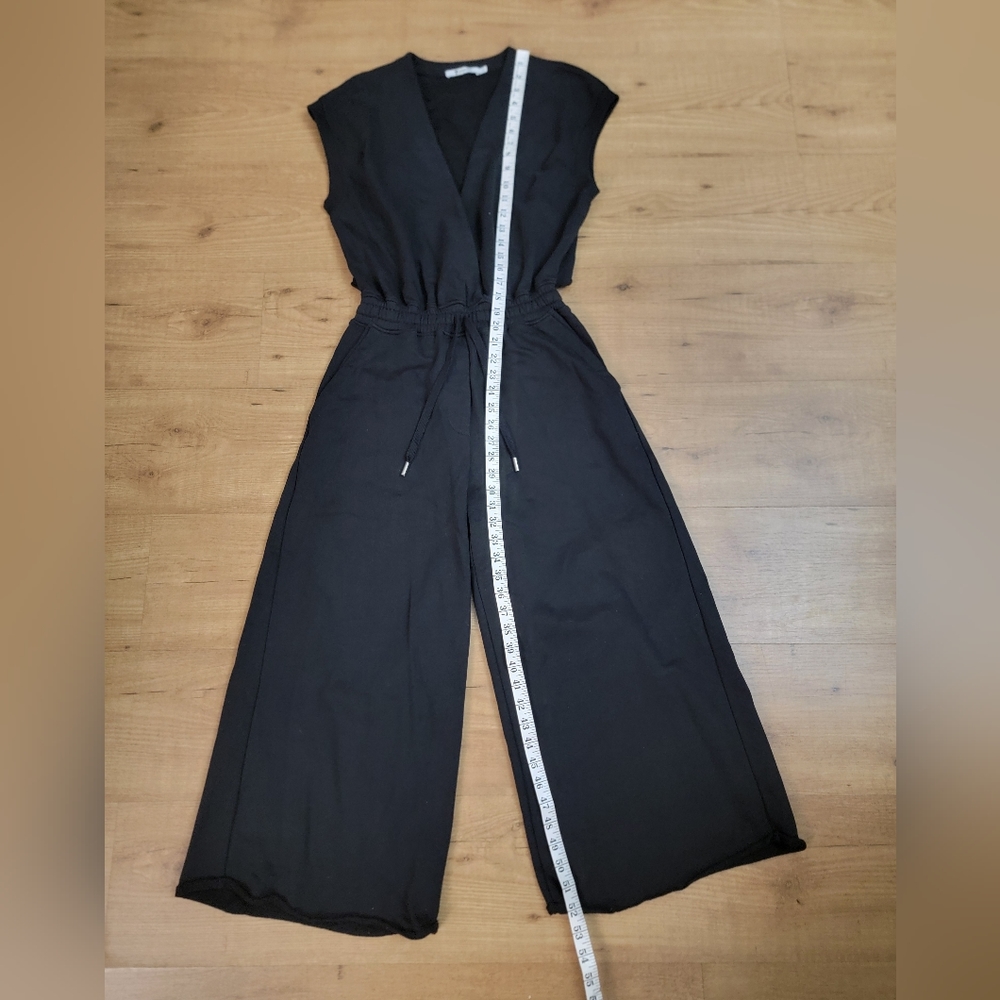 T ALEXANDER WANG  French Terry Back Slit Jumpsuit - Picture 11 of 11